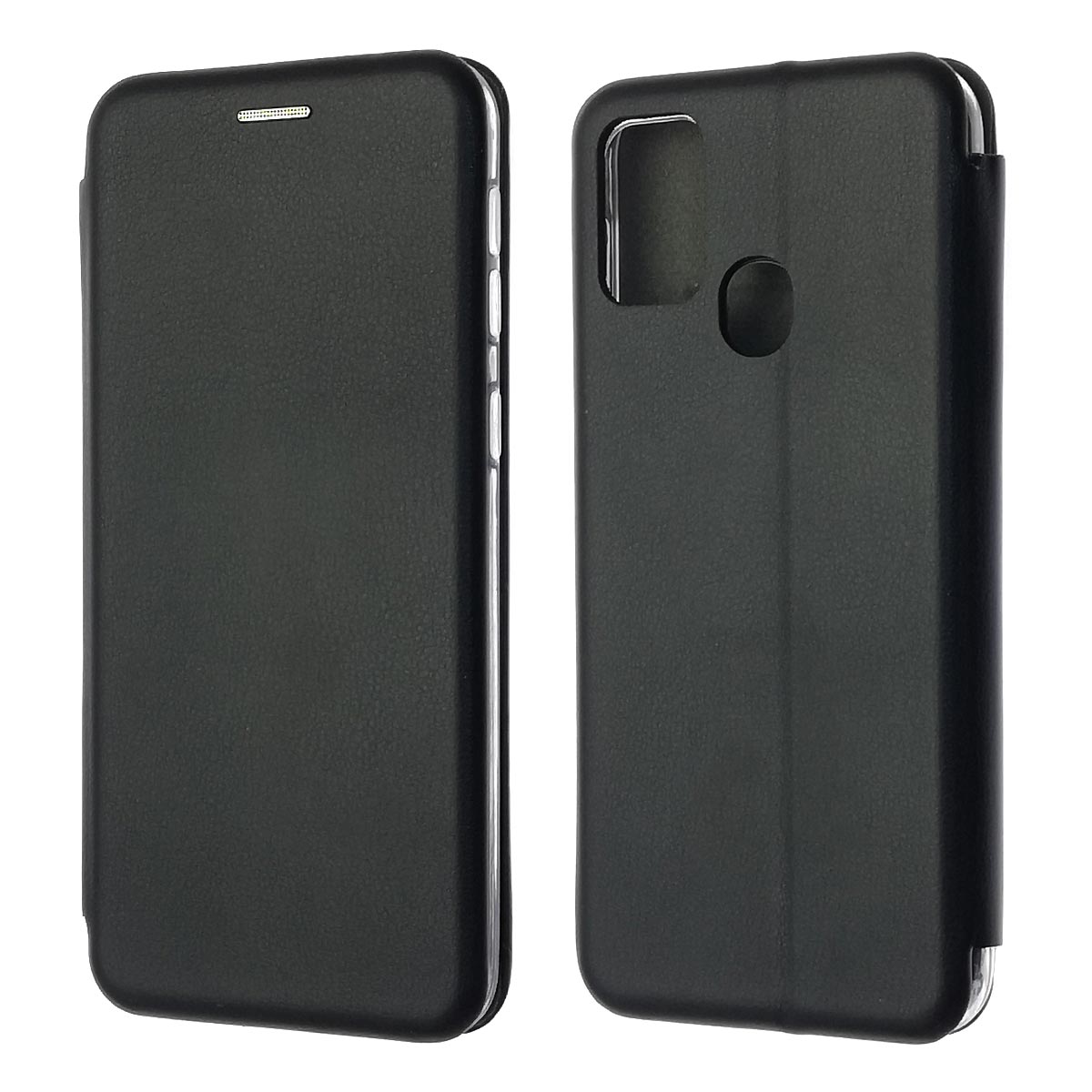 Чехол книжка STYLISH для SAMSUNG Galaxy M21S, экокожа, визитница, цвет черный