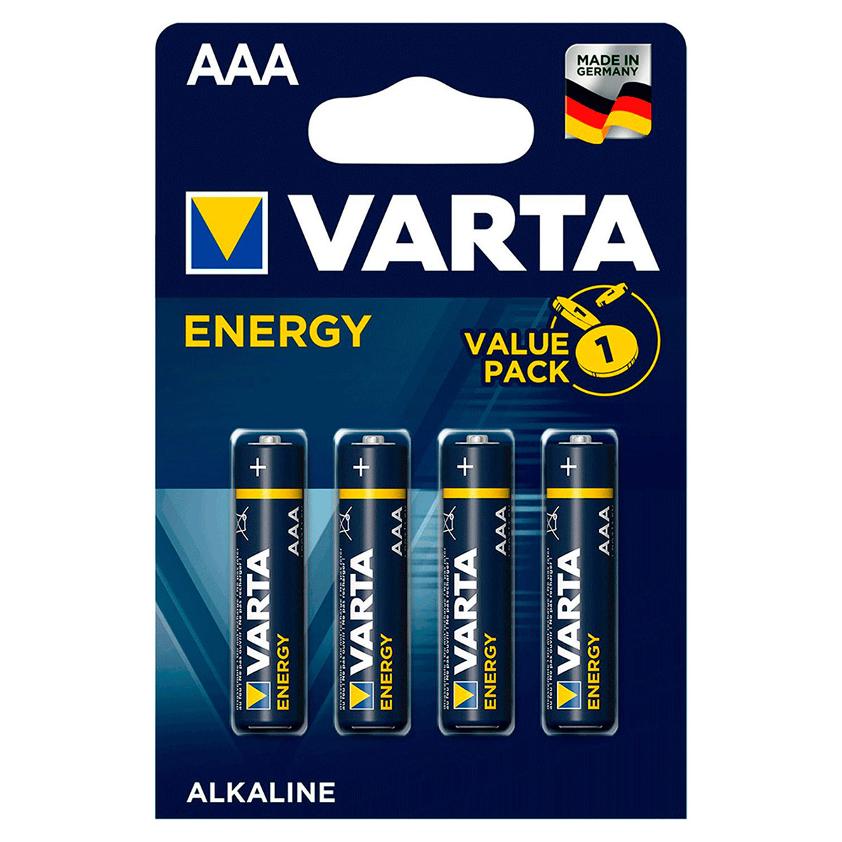 Батарейка VARTA ENERGY LR03 AAA BL4 Alkaline 1.5V