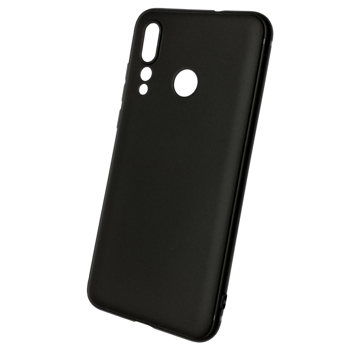 Чехол накладка для HUAWEI Nova 4 2019 (VCE-LX1), силикон, матовый, цвет черный