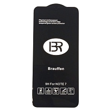 Защитное стекло 9H BR для XIAOMI Redmi Note 7, цвет окантовки черный