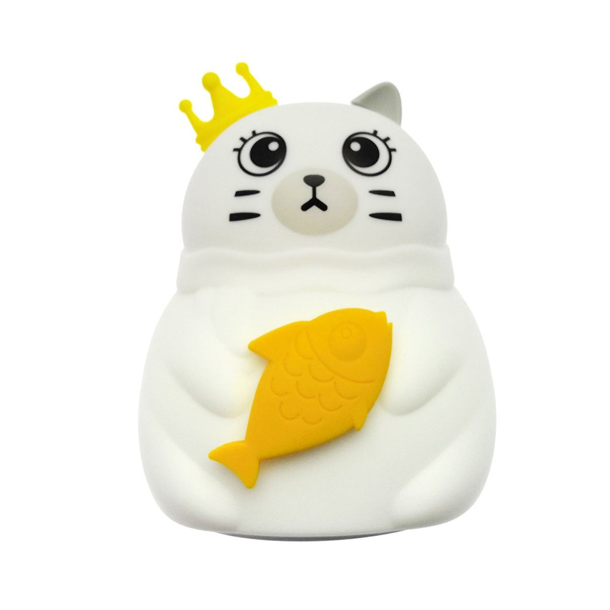 Лампа ночник Baby silicone lamp, Кот король | Последняя цена