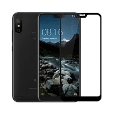 Защитное стекло 5D Full Glass /полный экран, упак-картон/ для Xiaomi Mi 6X/Mi-A2 черный.