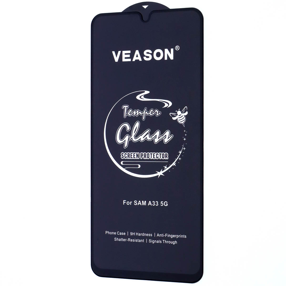 Защитное стекло VEASON TEMPERED GLASS для SAMSUNG Galaxy A33 5G, цвет окантовки черный