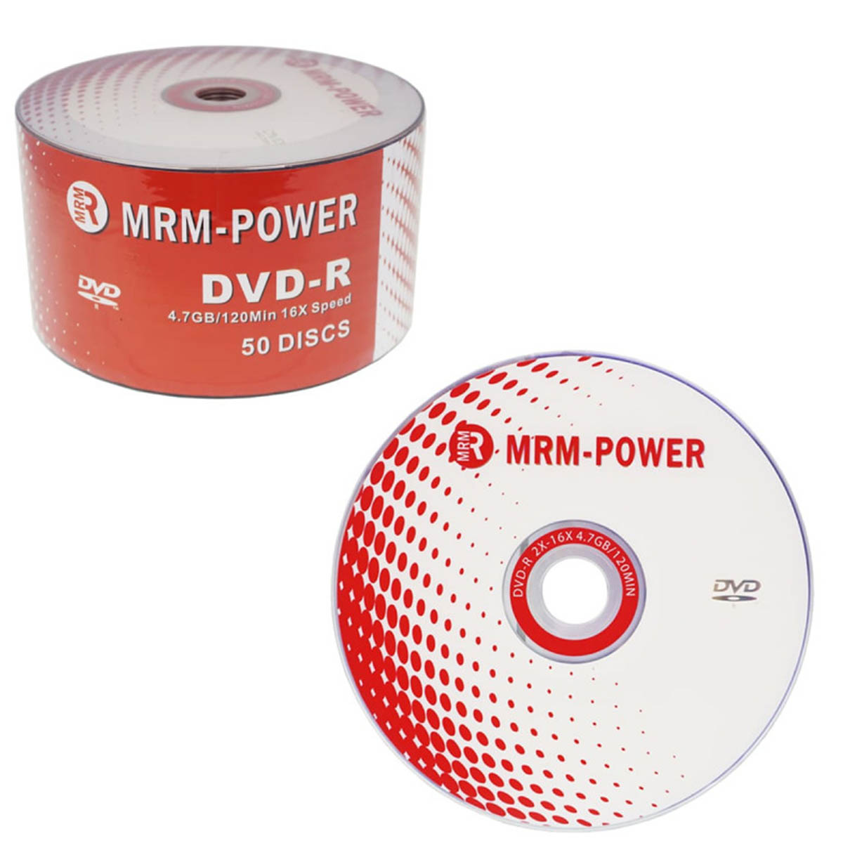 Диск MRM-POWER DVD-R, 4.7 GB, 120 min, 1-16x