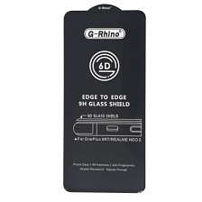 Защитное стекло 6D G-Rhino для OnePlus 9RT, Realme NEO 2, Realme GT 2, цвет окантовки черный