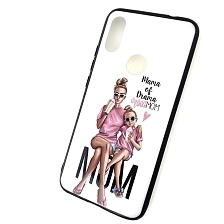 Чехол накладка для XIAOMI Redmi 7, силикон, рисунок Mama of Drama.