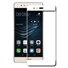 Защитное стекло 2D Full glass для Huawei P8 lite 2017 /тех.пак/ белый.