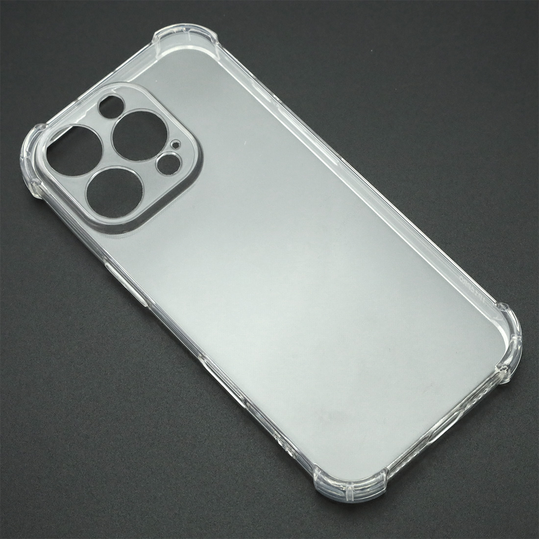 Чехол накладка для APPLE iPhone 16 Pro (6.1"), защита камеры, усиленные края, силикон, цвет прозрачный