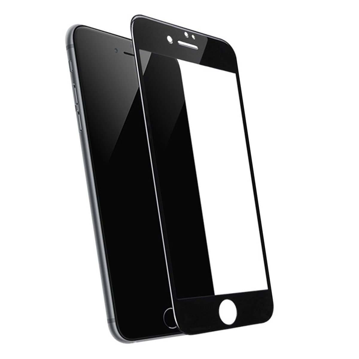 Защитное стекло HOCO G5 для APPLE iPhone 7, iPhone 8, iPhone SE 2020, цвет окантовки черный.