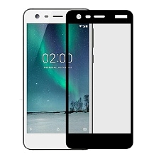 Защитное стекло 2D Full glass для Nokia 2 /тех.пак/ черный.