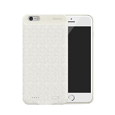 Чехол аккумулятор, Power Bank BASEUS для APPLE iPhone 7 plus, 3650 mAh, цвет белый (уценка)