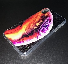 Чехол накладка для APPLE iPhone X, XS, силикон, рисунок Планета Земля вид 1.