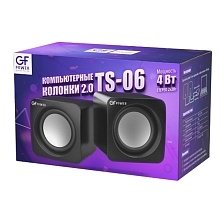 Акустическая система 2.0 GFPOWER TS-06, 4W, питание от USB, цвет черный