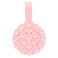 Липпер круглый двухсторонний на телефон, цвет розовый