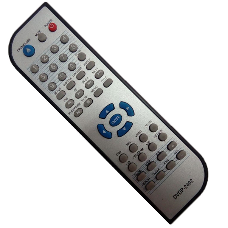 Пульт ДУ для ELENBERG DVD P-2402 подходит к следующим моделям: DVD P-2402, DVDP-2403, DVDP-2510, DVDP-2520.