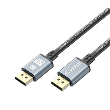 Кабель EARLDOM ET-W38 DisplayPort 1.4 (M) - HDMI 2.1 (M), 4K 60Гц, длина 2 метра, цвет черный