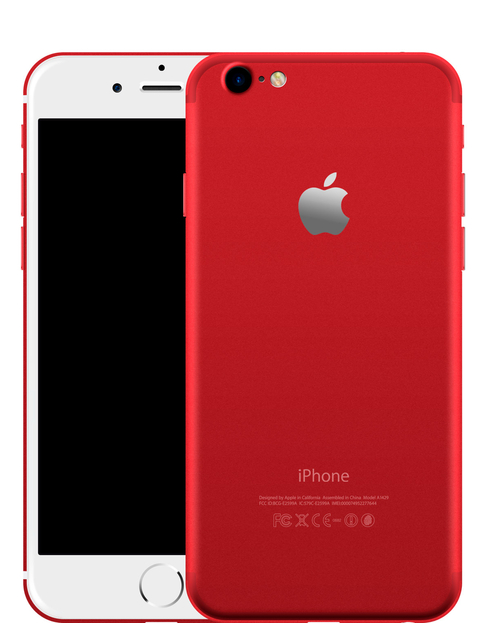 Корпус IPhone 5S как 7 красный.
