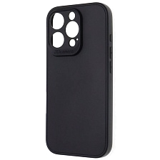 Чехол накладка для APPLE iPhone 16 Pro, защита камеры, силикон, цвет черный Чехол накладка для APPLE iPhone 16 Pro, защита камеры, силикон, цвет черный
