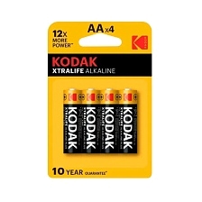 Батарейка KODAK XTRALIFE LR6 AA BL4 Alkaline 1.5V