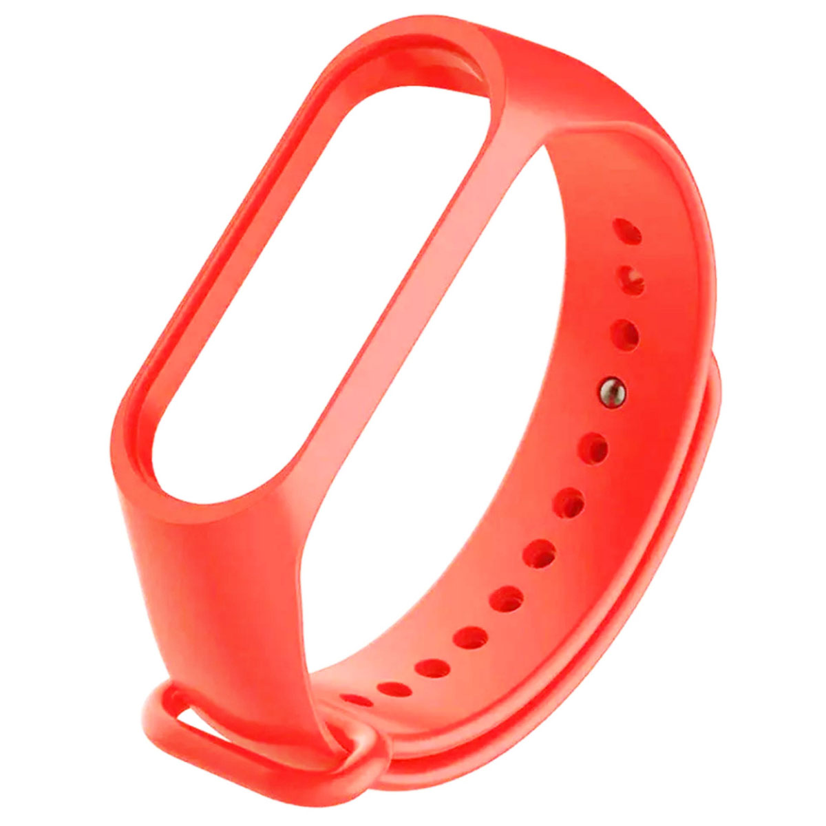 Ремешок на запястье, браслет для XIAOMI Mi Band 3, 4, силикон, цвет красный
