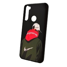 Чехол накладка для XIAOMI Redmi Note 8T, силикон, рисунок Suprime.