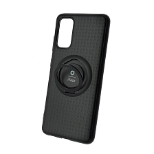 Чехол накладка iFace для SAMSUNG Galaxy S20 (SM-G980), Galaxy S11E, силикон, кольцо держатель, цвет черный.