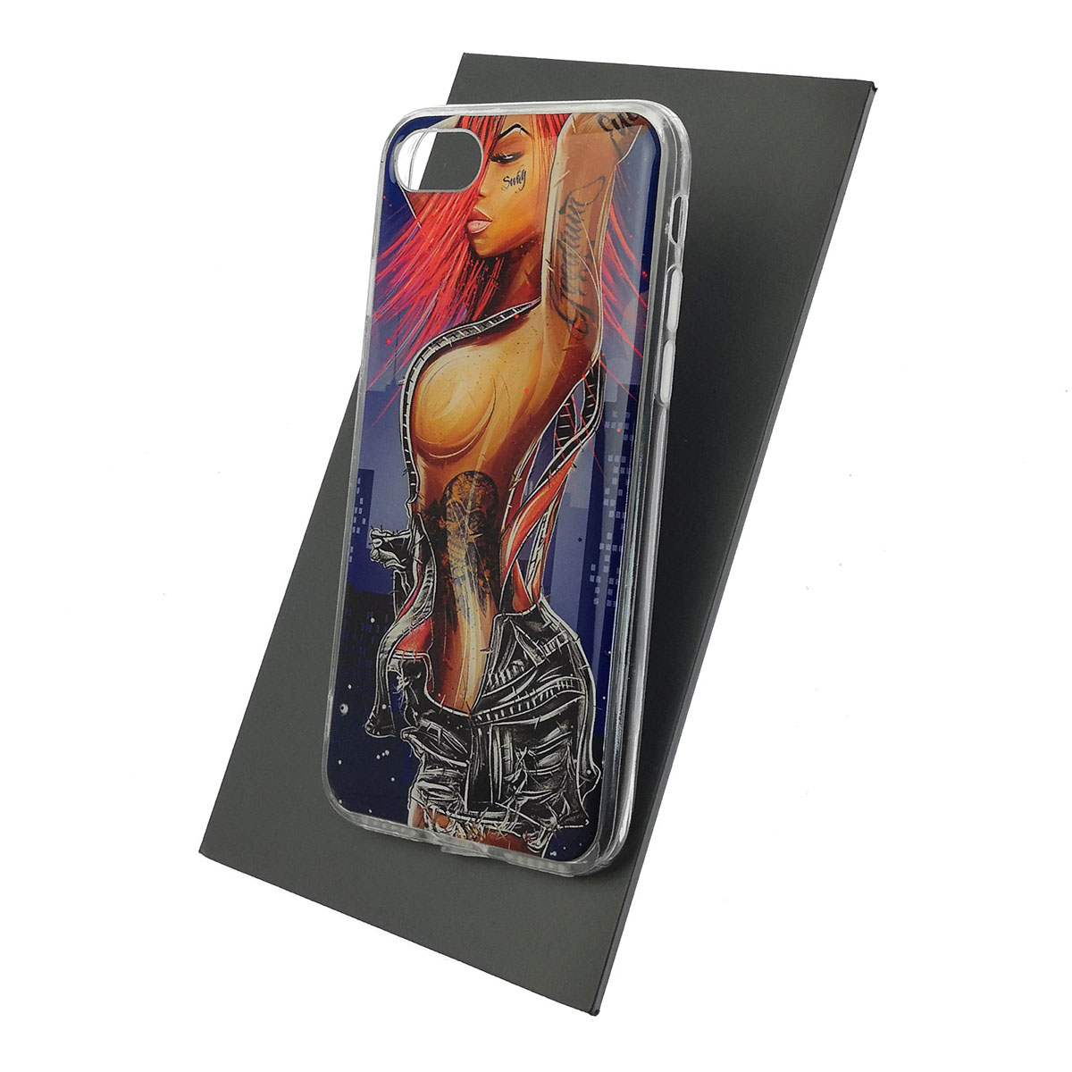 Чехол накладка для APPLE iPhone 7, iPhone 8, iPhone SE 2020, силикон, глянцевый, рисунок Sway Goodwin