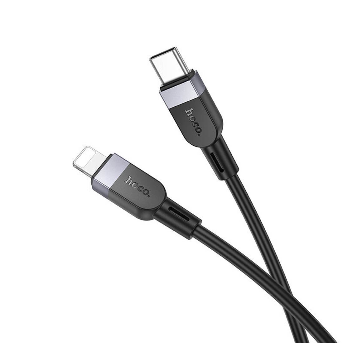 Кабель HOCO X109 Energy USB Type C на Lightning 8 pin, 27W, PD27W, длина 2 метра, цвет черный Кабель HOCO X109 Energy USB Type C на Lightning 8 pin, 27W, PD27W, длина 2 метра, цвет черный
