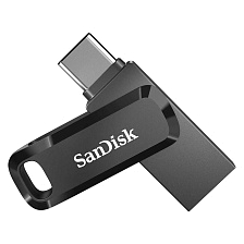 Флешка SanDisk Ultra Dual Drive 128GB, USB 3.1, USB Type-C, цвет черный