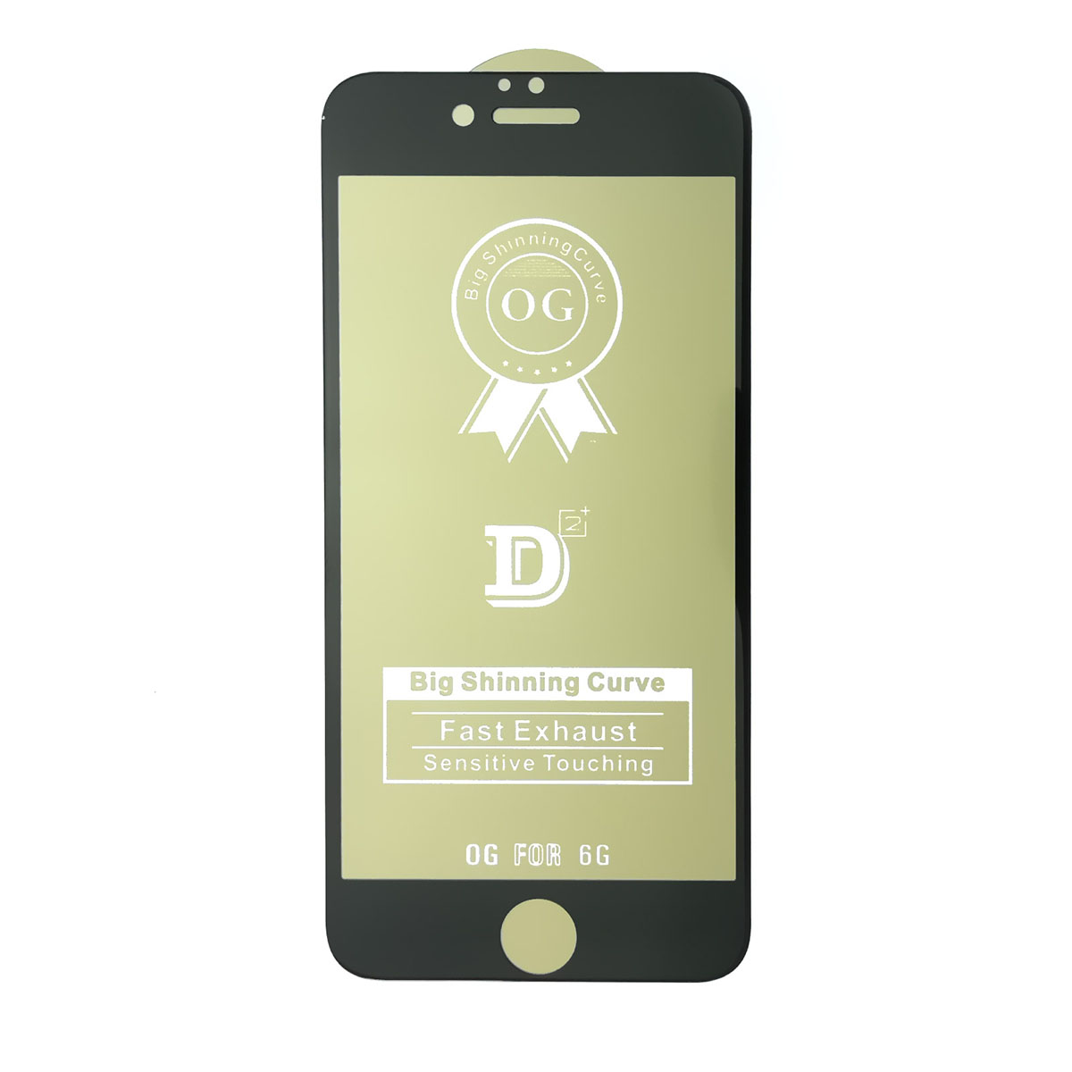 Защитное стекло D2+ PREMIUM для APPLE iPhone 6, iPhone 6G, iPhone 6S, цвет окантовки черный Защитное стекло D2+ PREMIUM для APPLE iPhone 6, iPhone 6G, iPhone 6S, цвет окантовки черный
