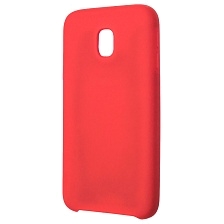 Чехол накладка Silicon Cover для SAMSUNG Galaxy J3 2017, цвет красный