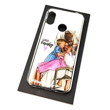 Чехол накладка для XIAOMI REDMI 6 PRO, MI A2 LITE, силикон, рисунок Super Famuly