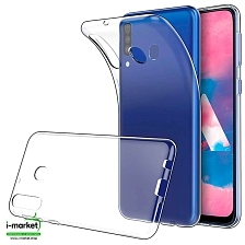 Чехол накладка TPU CASE для SAMSUNG Galaxy M30 (SM-M305), силикон, цвет прозрачный