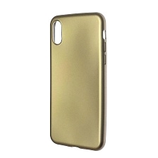Чехол накладка J-Case THIN для APPLE iPhone X, силикон, цвет золотистый Чехол накладка J-Case THIN для APPLE iPhone X, силикон, цвет золотистый