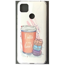 Чехол накладка для XIAOMI Redmi 9C, Redmi 10A, силикон, рисунок Latte is my love! Чехол накладка для XIAOMI Redmi 9C, Redmi 10A, силикон, рисунок Latte is my love!