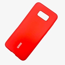 Чехол накладка Cherry для SAMSUNG Galaxy S8 Plus (SM-G955), силикон, цвет красный.