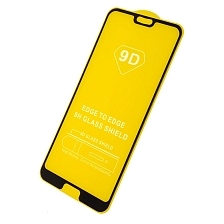 Защитное стекло 9D Full Glue для HUAWEI Honor 10 (BKL-L09), цвет окантовки черный