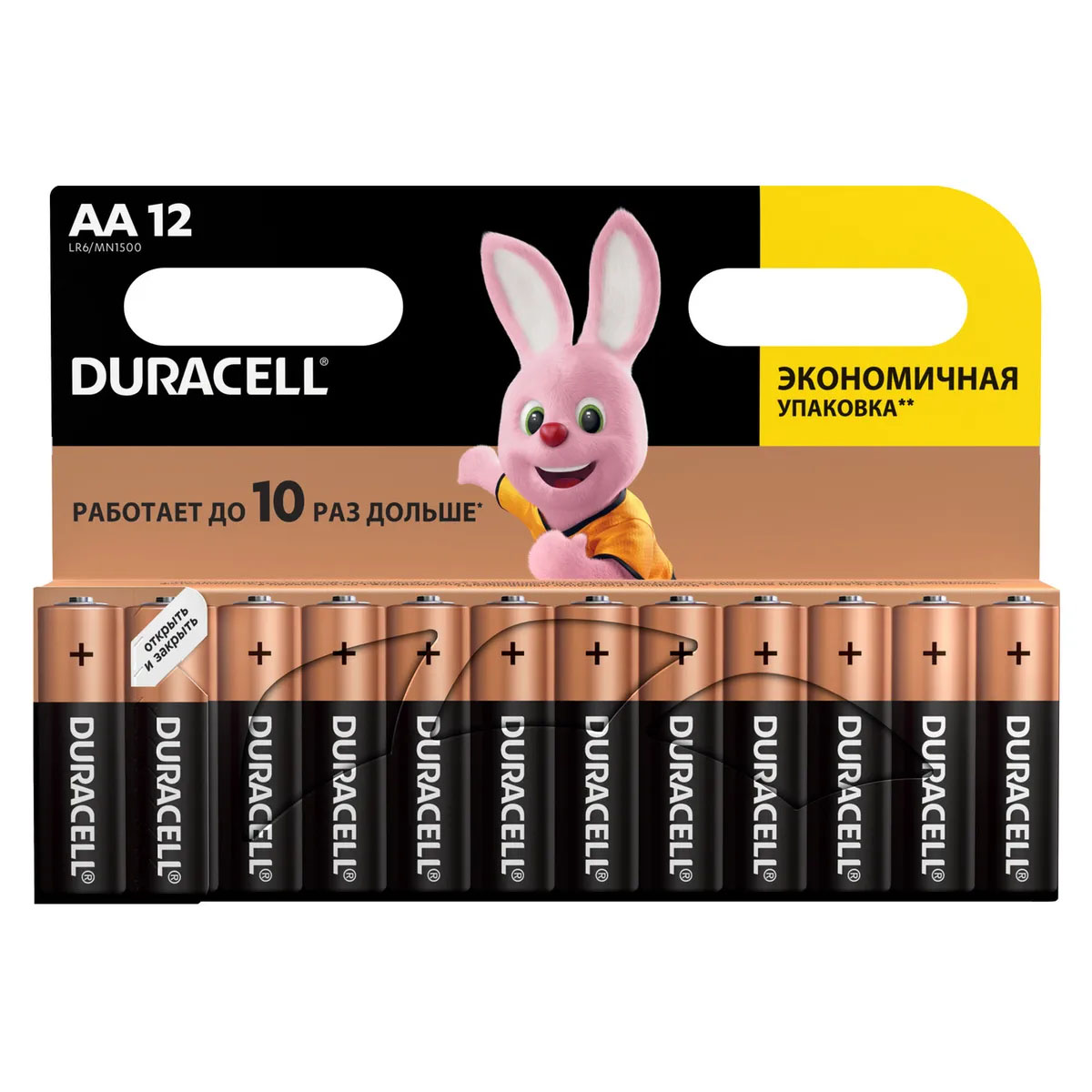 Батарейка DURACELL Basic LR6 AA BL12 Alkaline 1.5V