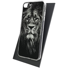 Чехол накладка для APPLE iPhone 7 Plus, iPhone 8 Plus, силикон, глянцевый, рисунок Мудрый Лев