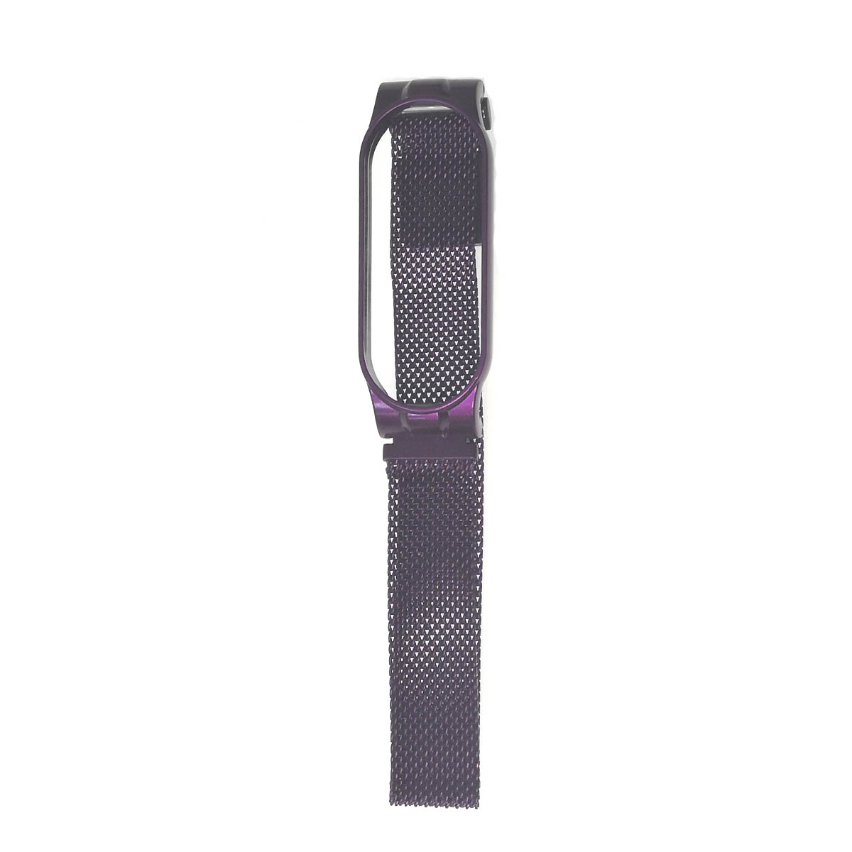 Ремешок на запястье, браслет для XIAOMI Mi Band 5, миланская петля, металл, цвет фиолетовый