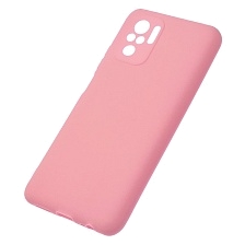 Чехол накладка SOFT TOUCH для XIAOMI Redmi Note 10, Note 10S, POCO M5s, силикон, матовый, цвет розовый