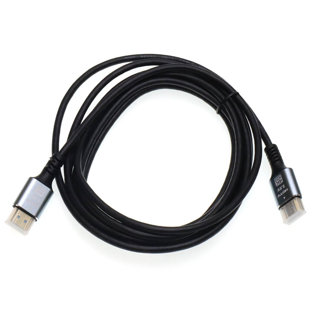 Кабель HDMI - HDMI H272 Slim 4K, силикон, длина 3 метра, цвет черный Кабель HDMI - HDMI H272 Slim 4K, силикон, длина 3 метра, цвет черный