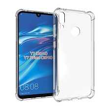 Чехол накладка King Kong Case для HUAWEI Y7 2019 (DUB-LX1), Y7 Prime 2019, силикон, противоударная, цвет прозрачный