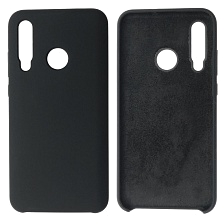 Чехол накладка Silicon Cover для HUAWEI Honor 10i, силикон, бархат, цвет черный