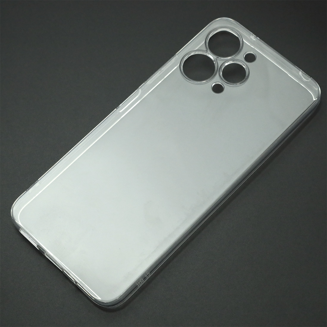 Чехол накладка для XIAOMI Redmi 12, защита камеры, силикон, прозрачный