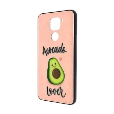 Чехол накладка для XIAOMI Redmi Note 9, силикон, стекло, рисунок AVOCADO Lover.