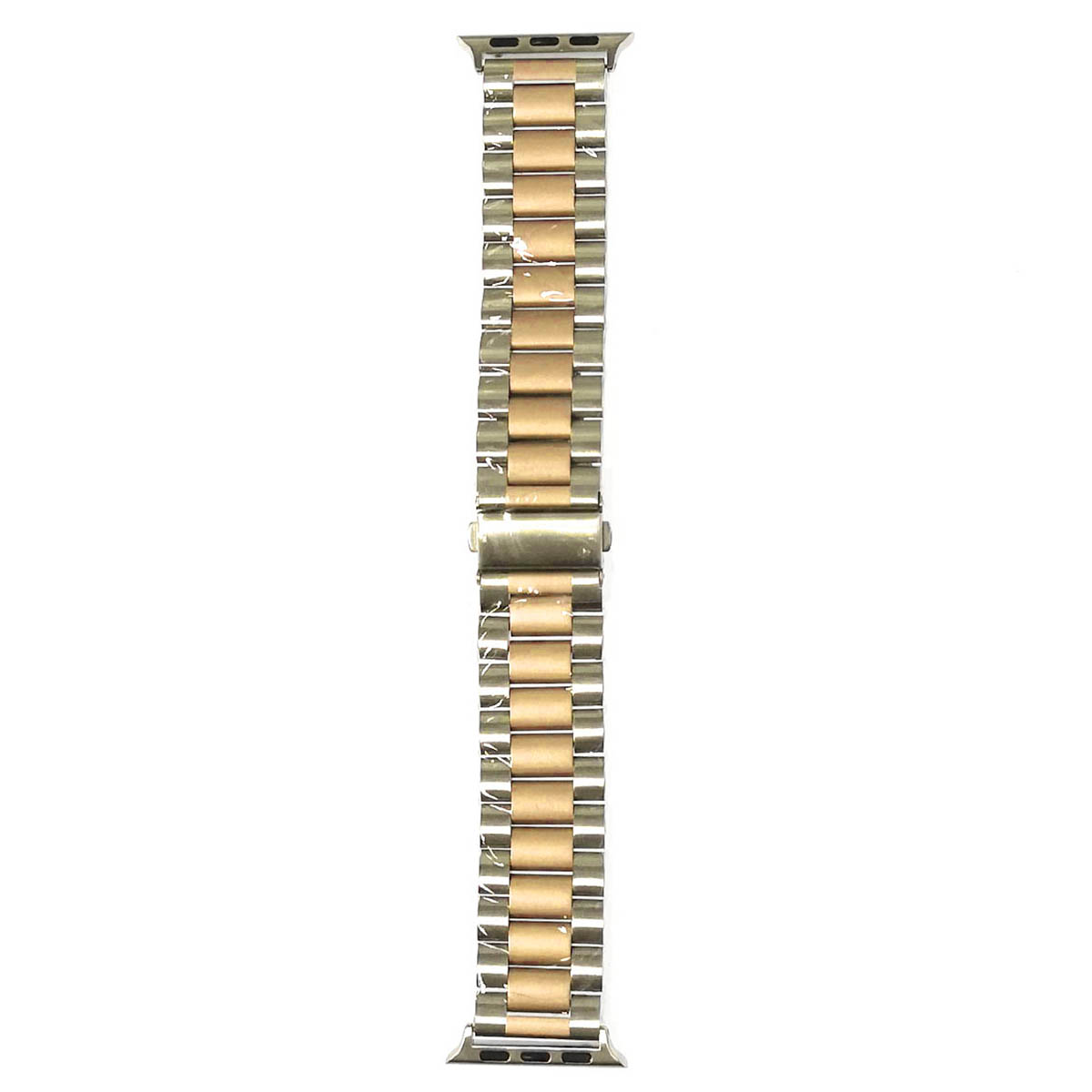 Ремешок для Apple Watch 42-44 mm, металл, цвет серебристо бронзовый