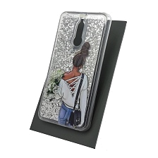 Чехол накладка TransFusion для XIAOMI Redmi 8, силикон, переливашка, рисунок Beautiful Day.