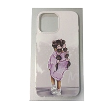 Чехол накладка для APPLE iPhone 13 Pro Max (6.7), силикон, рисунок маленькая Девочка