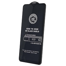 Защитное стекло 6D G-Rhino для OPPO A12, цвет окантовки черный